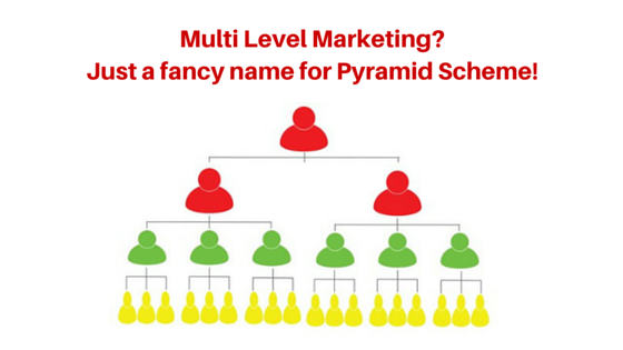 Is Multi Level Marketing a pyramid scheme