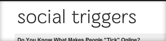 Social Triggers Blog