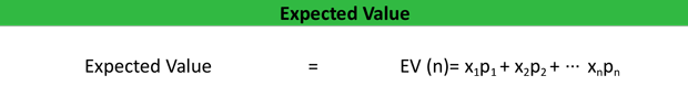 Expected Value Formula Example