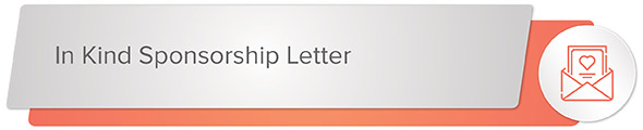 Find an in kind sponsor for your nonprofit with this letter template.